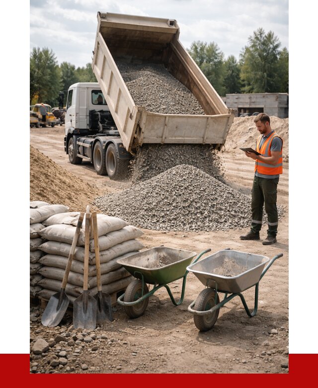 Доставка нерудных материалов в Мончегорске от 1212 руб. | ПРОНЕРУДМнч