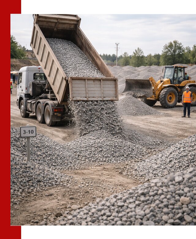 Гранитный щебень фракции 3–10: доставка и продажа в Мончегорске