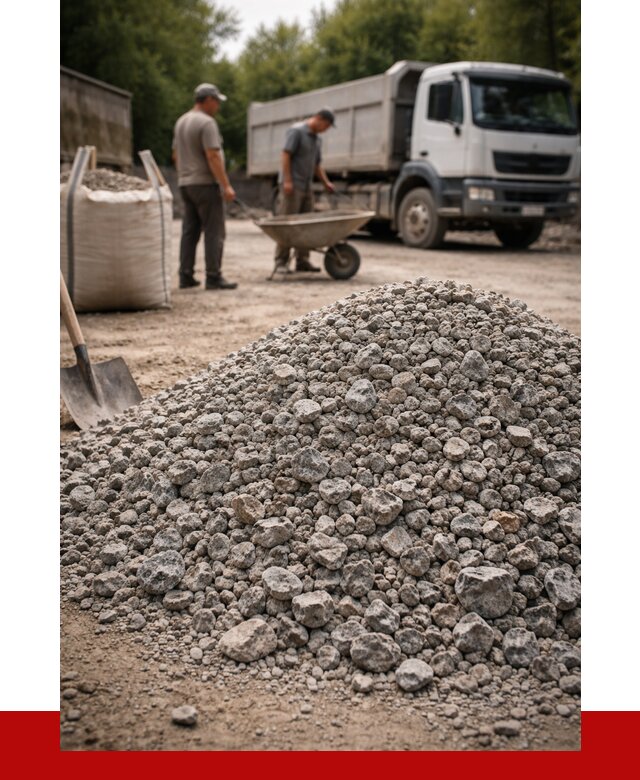 Гранитный щебень фракция 20-40 в Мончегорске от 3232 руб. ПРОНЕРУДМнч