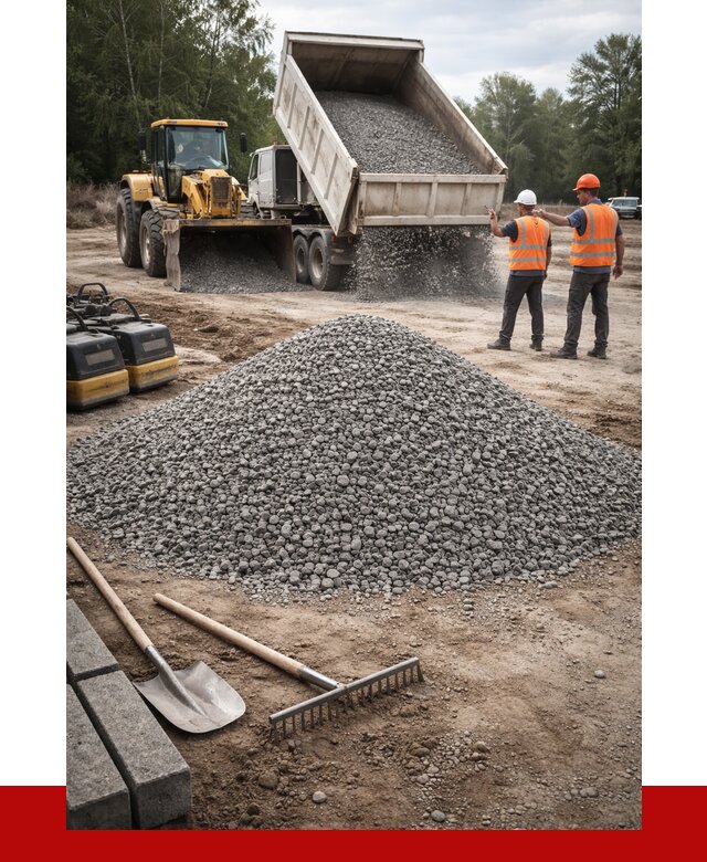 Гравийный щебень купить в Мончегорске от 2222 р. ПРОНЕРУДМнч