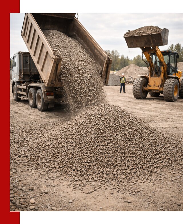 Гравийный щебень фракция 3–10 с доставкой в Мончегорске