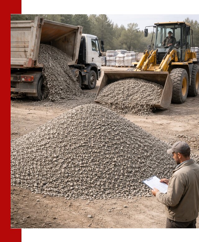 Гравийный щебень фракция 5–10 с доставкой в Мончегорске