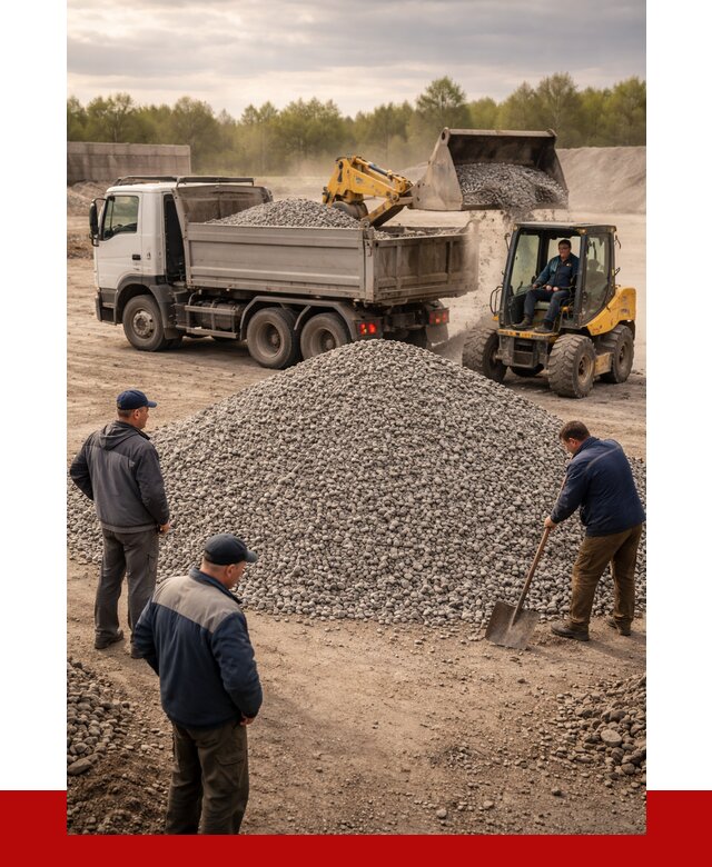 Гравийный щебень фракция 5-20 в Мончегорске от 2424 р. ПРОНЕРУДМнч