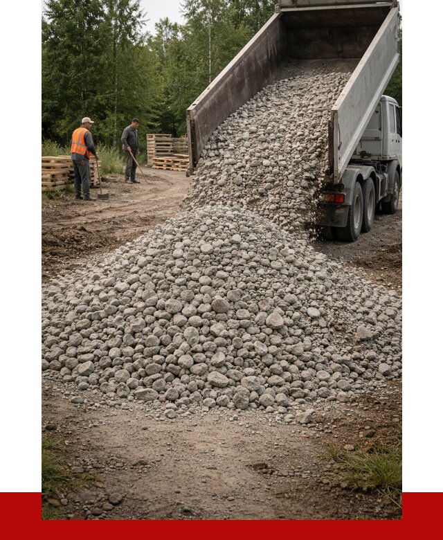 гравийный щебень фракция 70-120 в Мончегорске от 2475 р. ПРОНЕРУДМнч