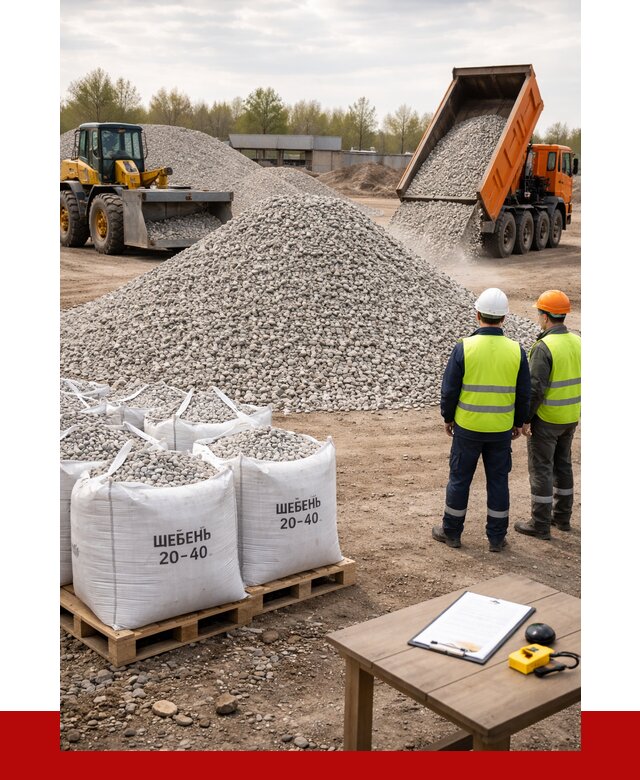 Известняковый щебень 20-40 в Мончегорске от 2121 р. ПРОНЕРУДМнч