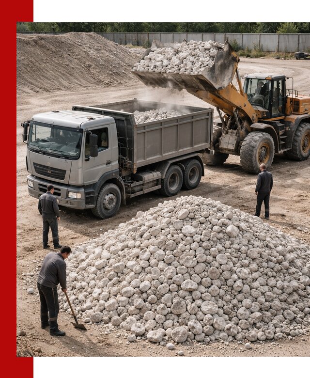 Известняковый щебень фракция 70–150 с доставкой в Мончегорске