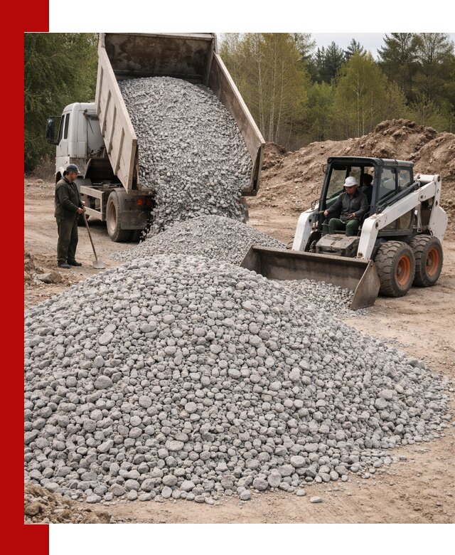 Доставка доломитового щебня в Мончегорске напрямую от карьера