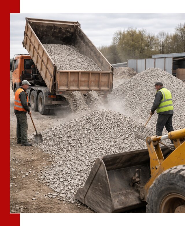 Доломитовый щебень фракции 5-20 с доставкой в Мончегорске