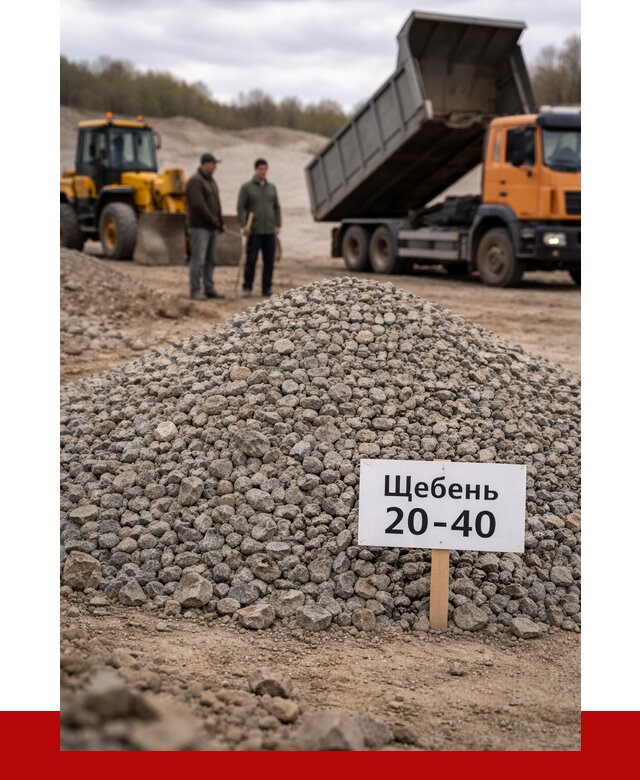 Бетонный щебень фракция 20-40 в Мончегорске от 2475 р. | ПРОНЕРУДМнч