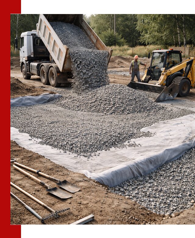 Щебень для фундамента с доставкой в Мончегорске