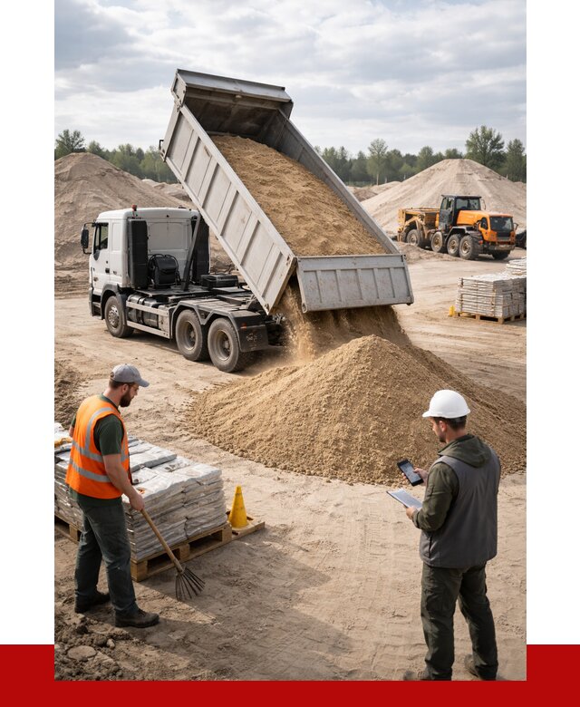 Карьерный песок с доставкой в Мончегорске от 3636 р. ПРОНЕРУДМнч