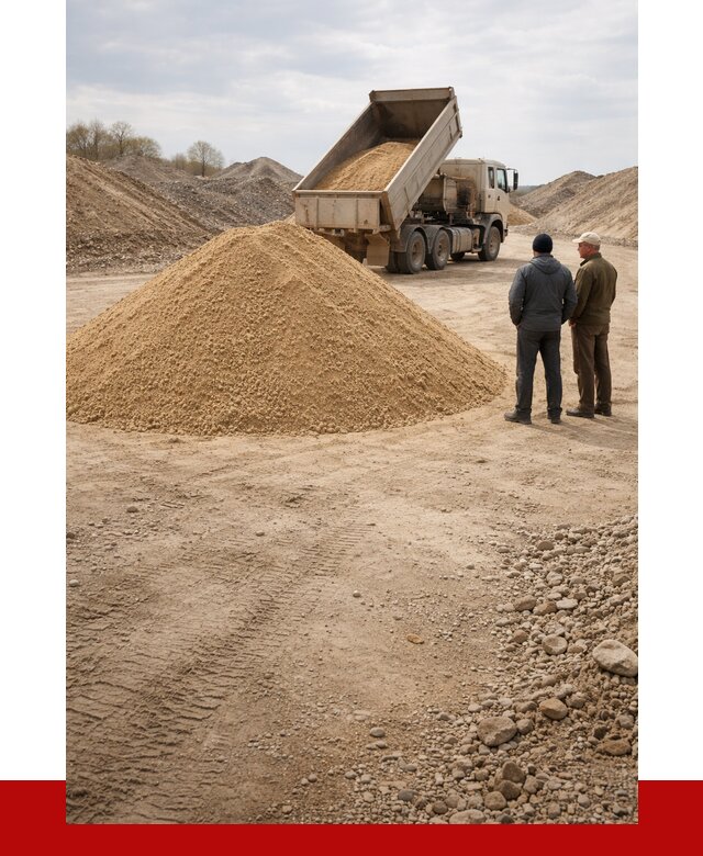 Карьерный песок крупнозернистый в Мончегорске от 8585 р | ПРОНЕРУДМнч