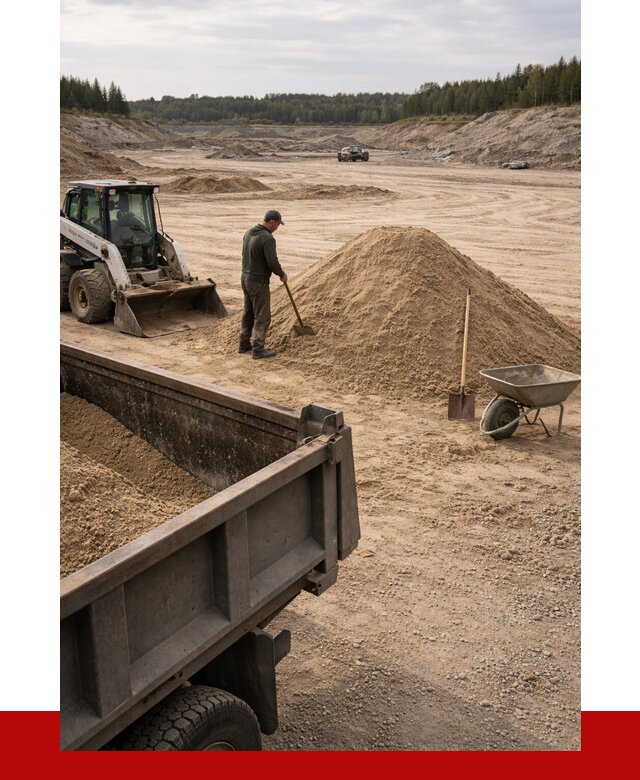 Карьерный песок среднезернистый в Мончегорске, от 2222 р. ПРОНЕРУДМнч