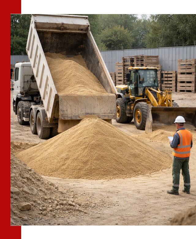 Доставка карьерного мелкозернистого песка в Мончегорске