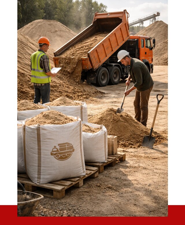 Строительный песок в Мончегорске от 2222 р. с доставкой, ПРОНЕРУДМнч