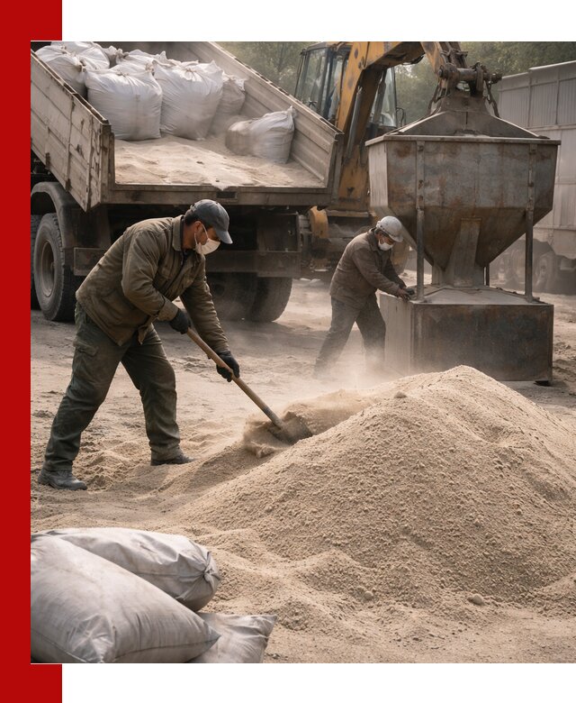 Кварцевый песок для пескоструя в Мончегорске — доставка и качество