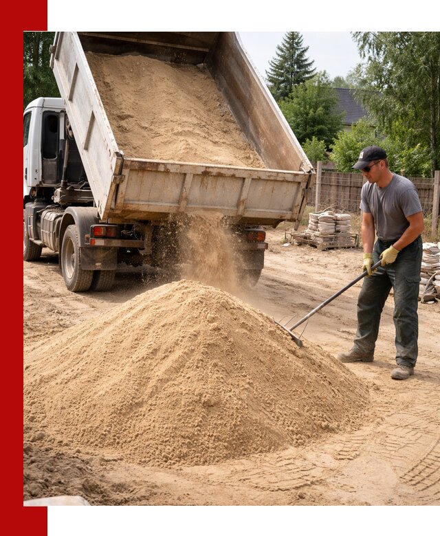 Доставка сухого песка самосвалами в Мончегорске