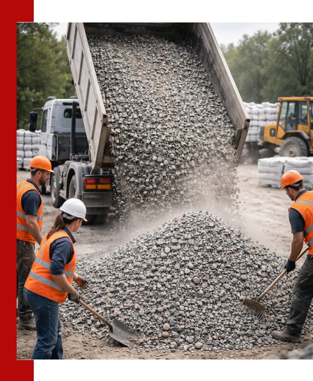 Доставка гравия и камня в Мончегорске оптом и в розницу