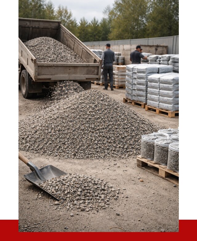 Гравий фракция 5-20 в Мончегорске купить от 2323 р. ПРОНЕРУДМнч