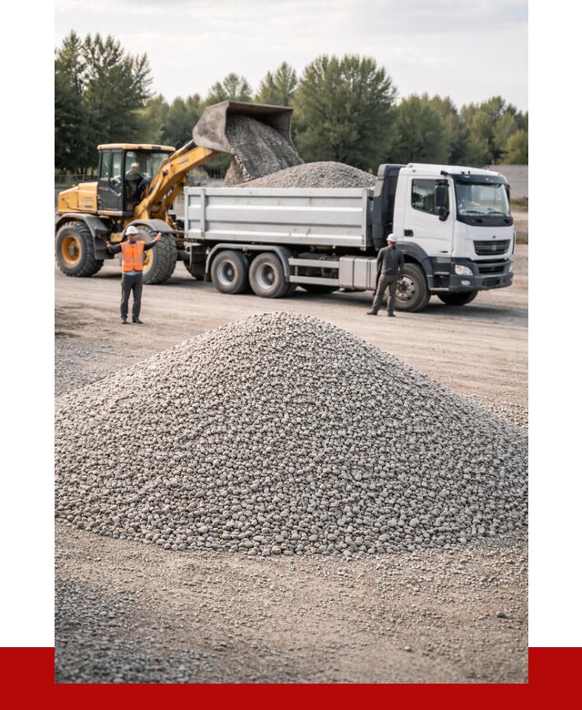 Купить мытый гравий в Мончегорске от 3535 р, доставка ПРОНЕРУДМнч