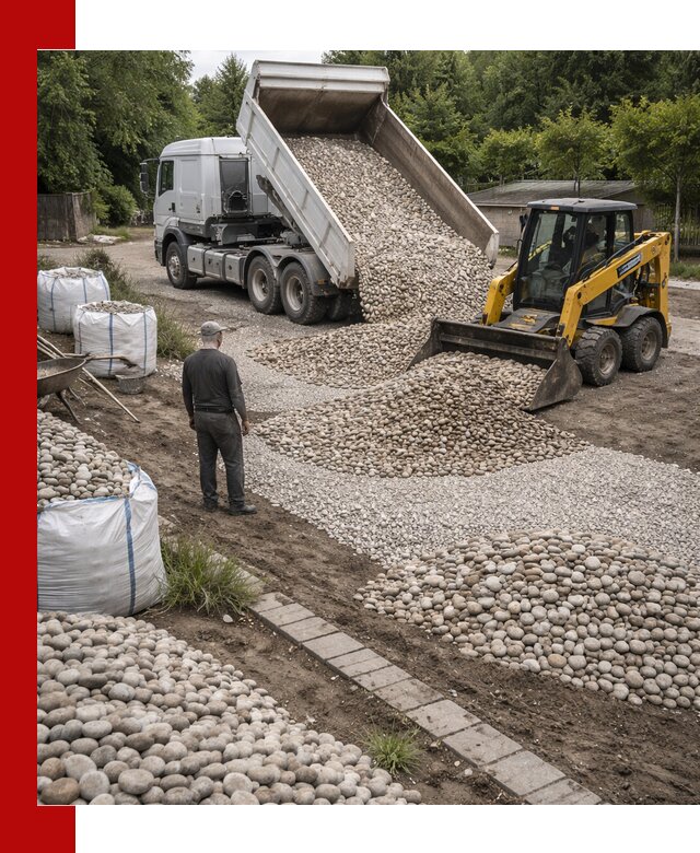 Доставка морской гальки оптом и в розницу в Мончегорске
