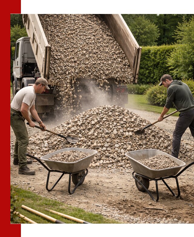 Доставка и продажа декоративной гальки в Мончегорске