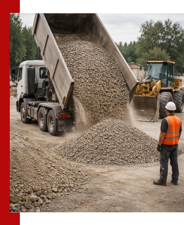 Доставка щпс в Мончегорске — щебеночно-песчаная смесь под заборы и дорожки