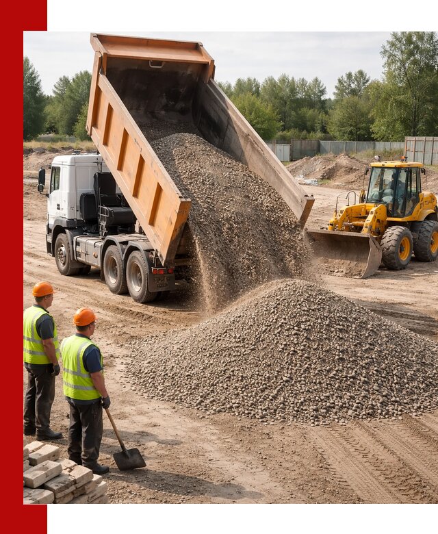 Доставка щебёночно-песчаной смеси ЩПС С7 в Мончегорске