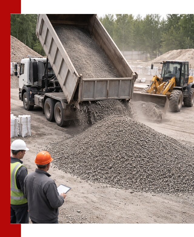 Доставка и продажа гранитного отсева 0-10 в Мончегорске