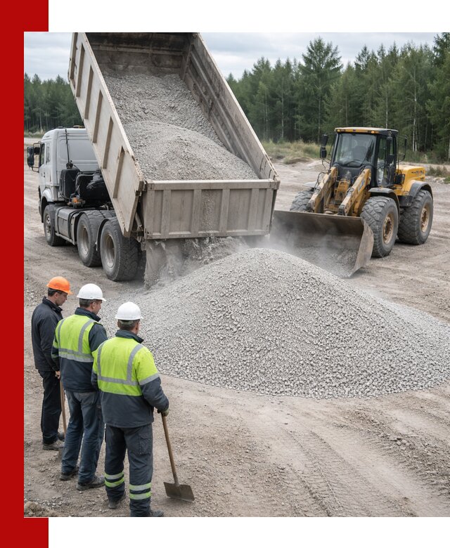 Известняковый отсев 0-5 доставка в Мончегорске быстро и выгодно