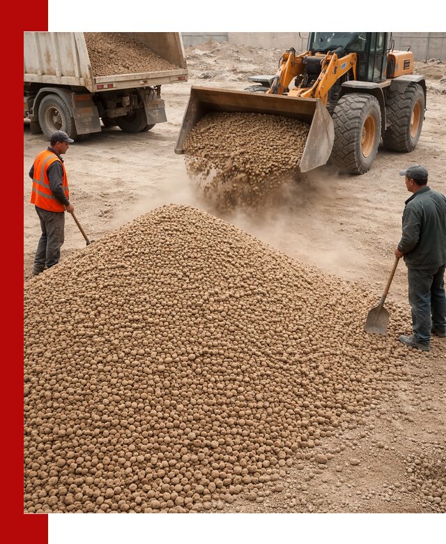 Керамзит фракция 10-20 с доставкой в Мончегорске