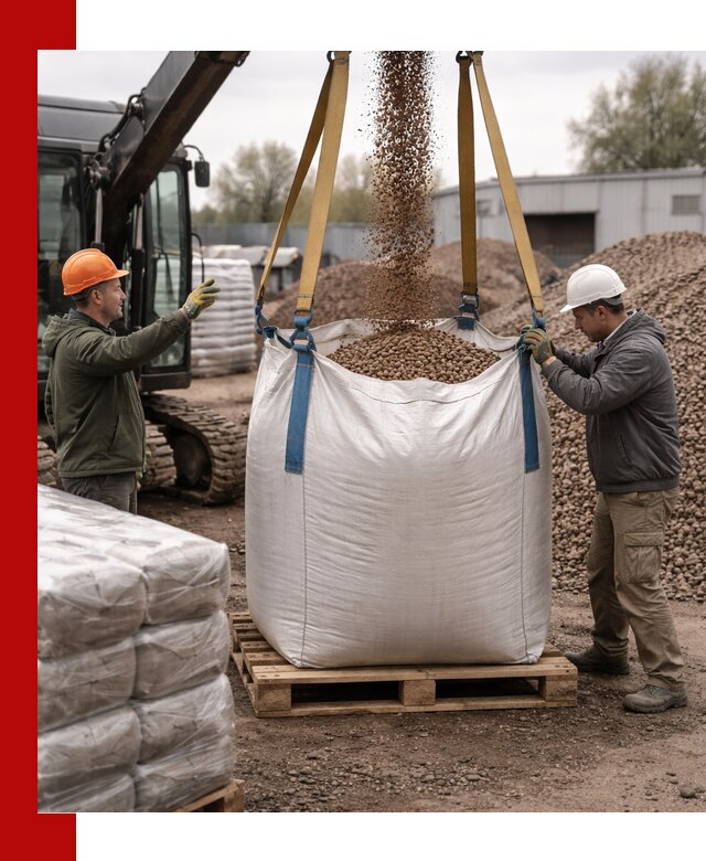 Керамзит в биг-бегах с доставкой в Мончегорске