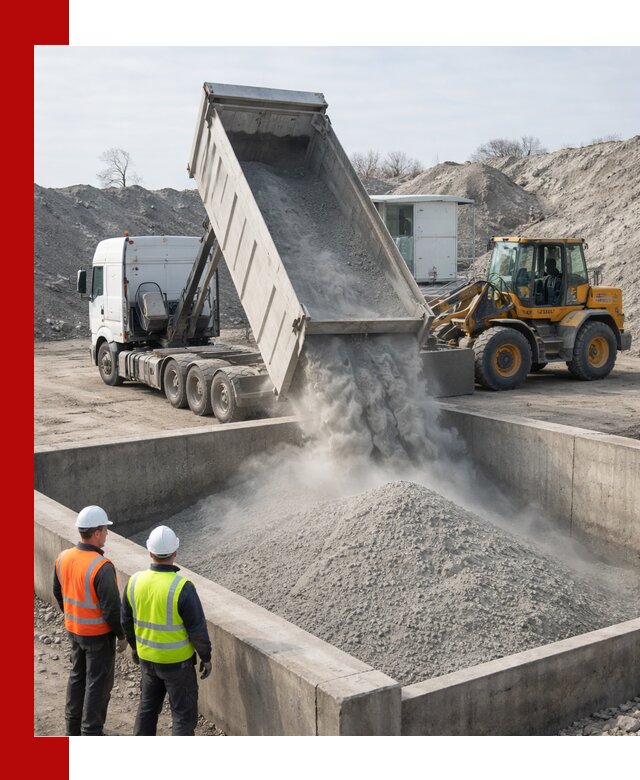 Доставка цемента навалом в Мончегорске крупными партиями