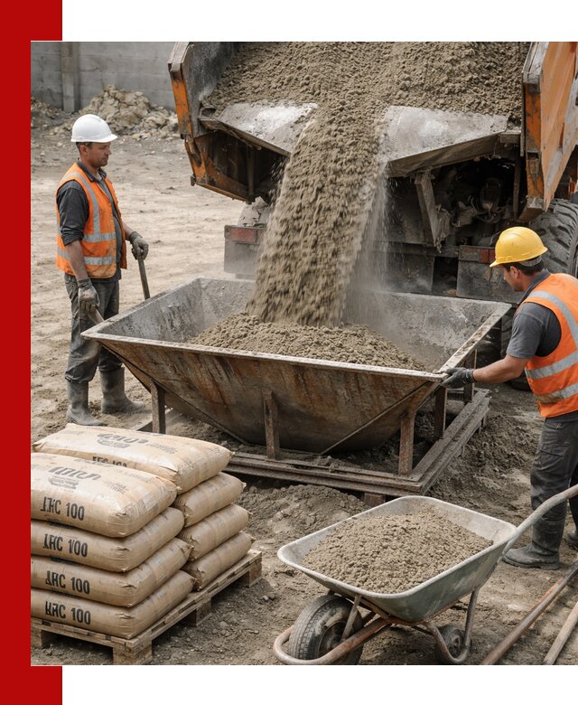 Доставка цементно-песчаной смеси М100 в Мончегорске