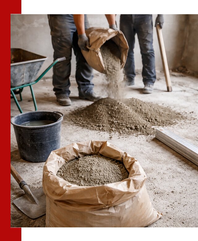 Доставка сухой смеси для стяжки в Мончегорске