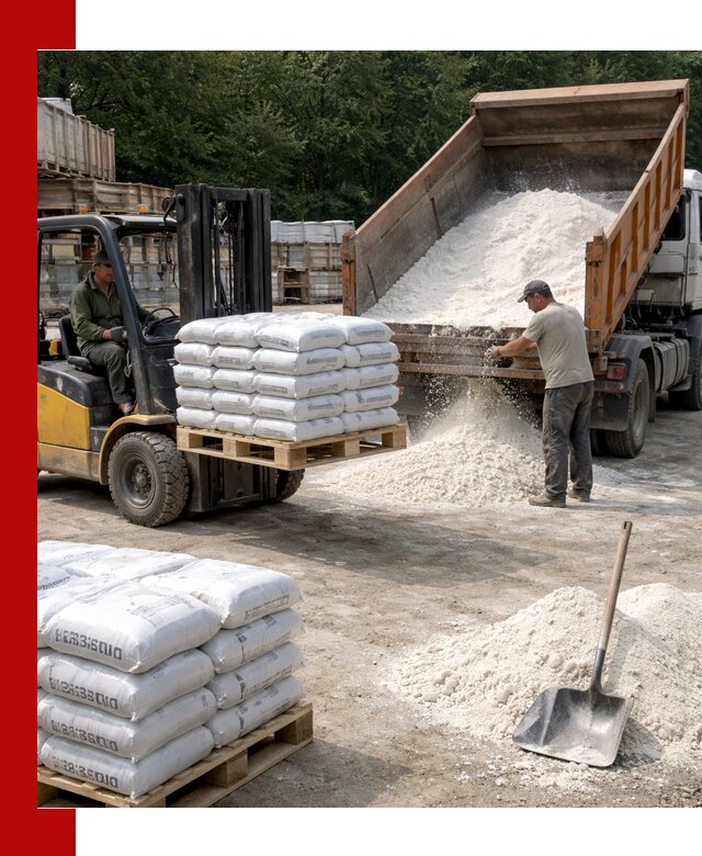 Доставка строительной извести оптом и в розницу в Мончегорске