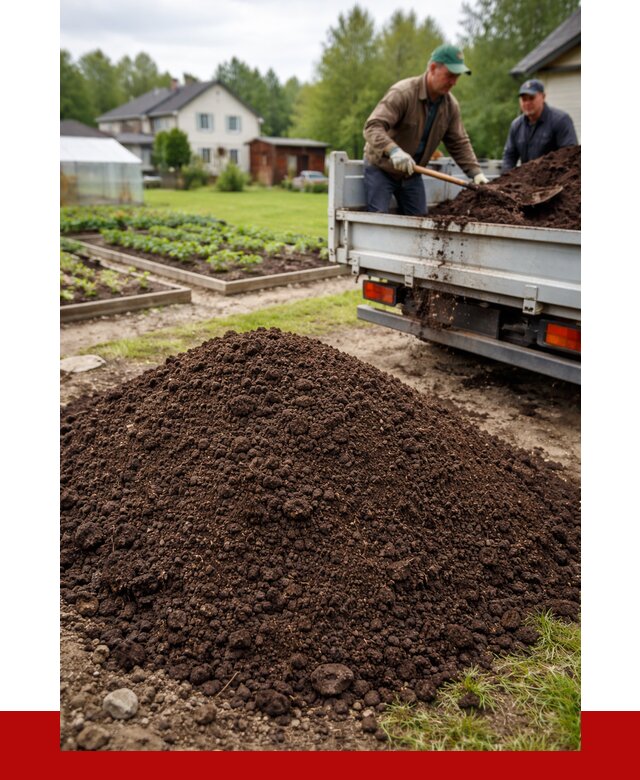 Плодородный грунт в Мончегорске с доставкой от 4242 р. | ПРОНЕРУДМнч