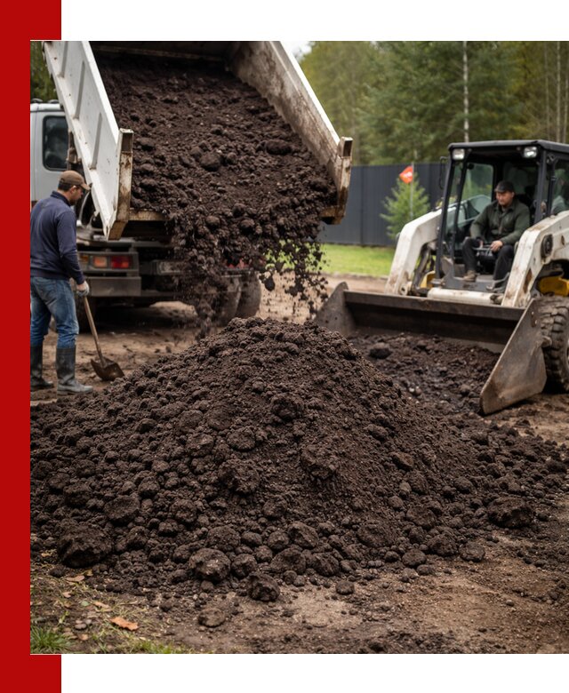 Плодородный грунт с доставкой в Мончегорске для садов и огородов
