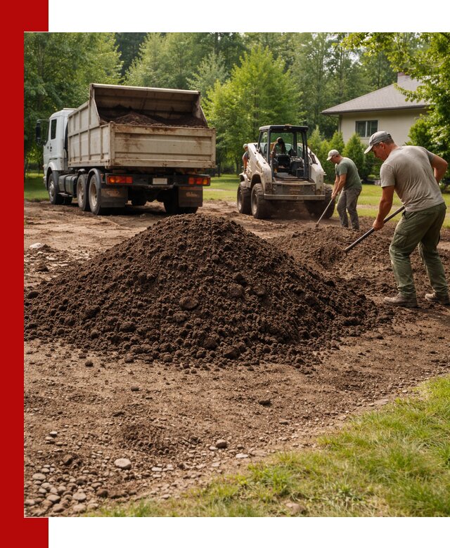Доставка и укладка грунта для газона в Мончегорске