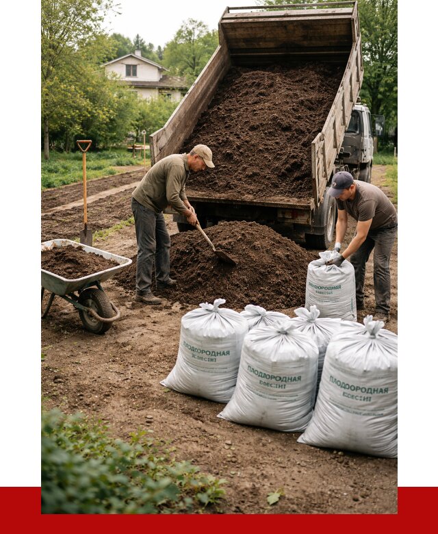 Плодородная смесь в Мончегорске от 4242 р./куб с доставкой | ПРОНЕРУДМнч