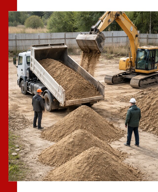Доставка супеси вагонными и автопартиями в Мончегорске