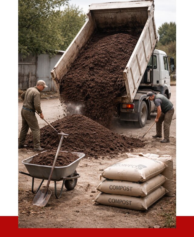 Купить компост в Мончегорске от 4242 р. за куб с доставкой | ПРОНЕРУДМнч