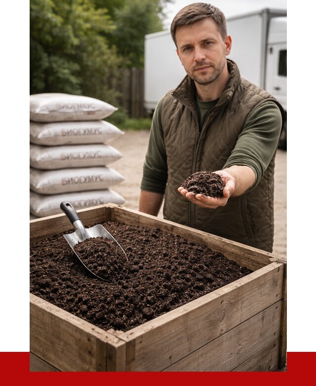 Купить биогумус в Мончегорске с доставкой от 8585 р. за куб | ПРОНЕРУДМнч