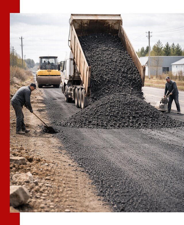 Асфальтовая крошка для дорог в Мончегорске — поставка и доставка