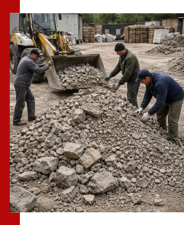 Демонтаж и вывоз бой бетона в Мончегорске