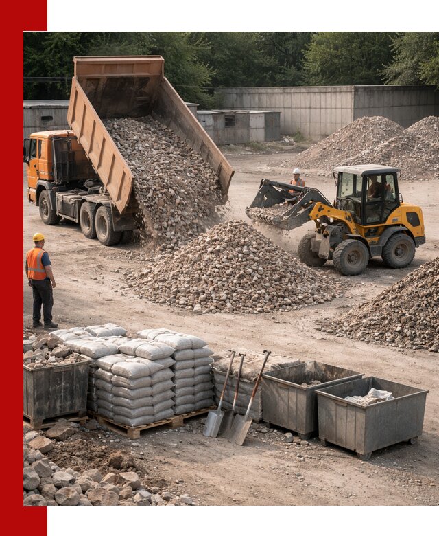 Вторичные материалы для отсыпки в Мончегорске — поставка и доставка