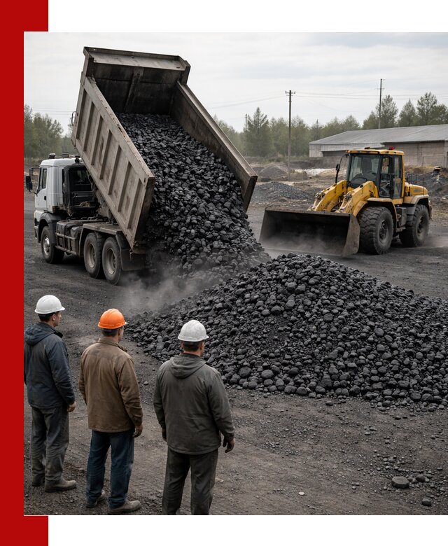 Доставка угля антрацита в Мончегорске с самосвалами и погрузкой