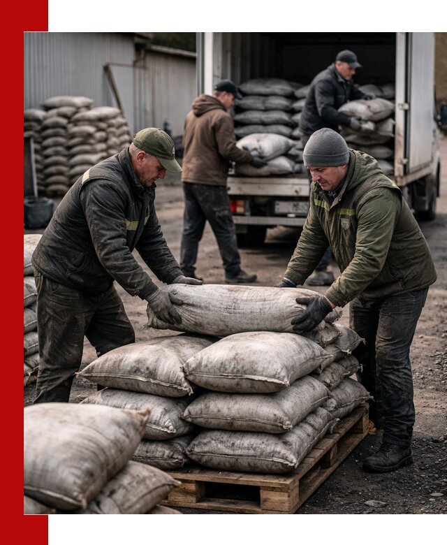 Доставка угля в мешках по выгодным ценам в Мончегорске