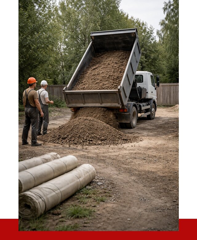 Доставка сыпучих материалов самосвалом в Мончегорск от 4242 р. | ПРОНЕРУДМнч