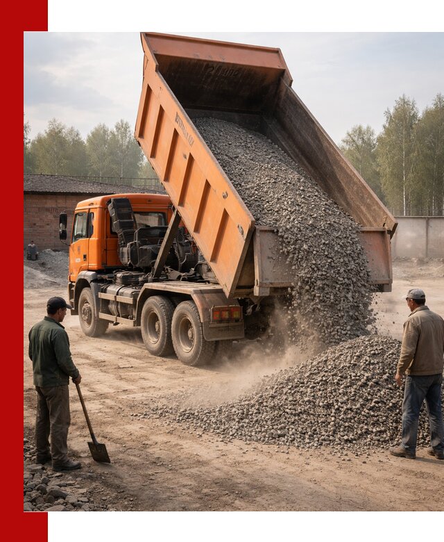 Доставка самосвалом 20 м3 в Мончегорске быстро и надежно